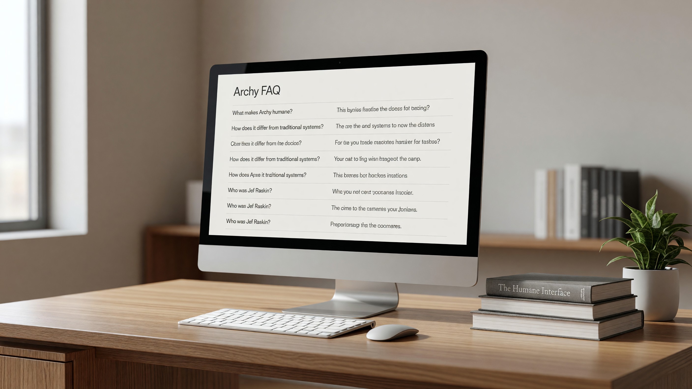 Archy FAQ