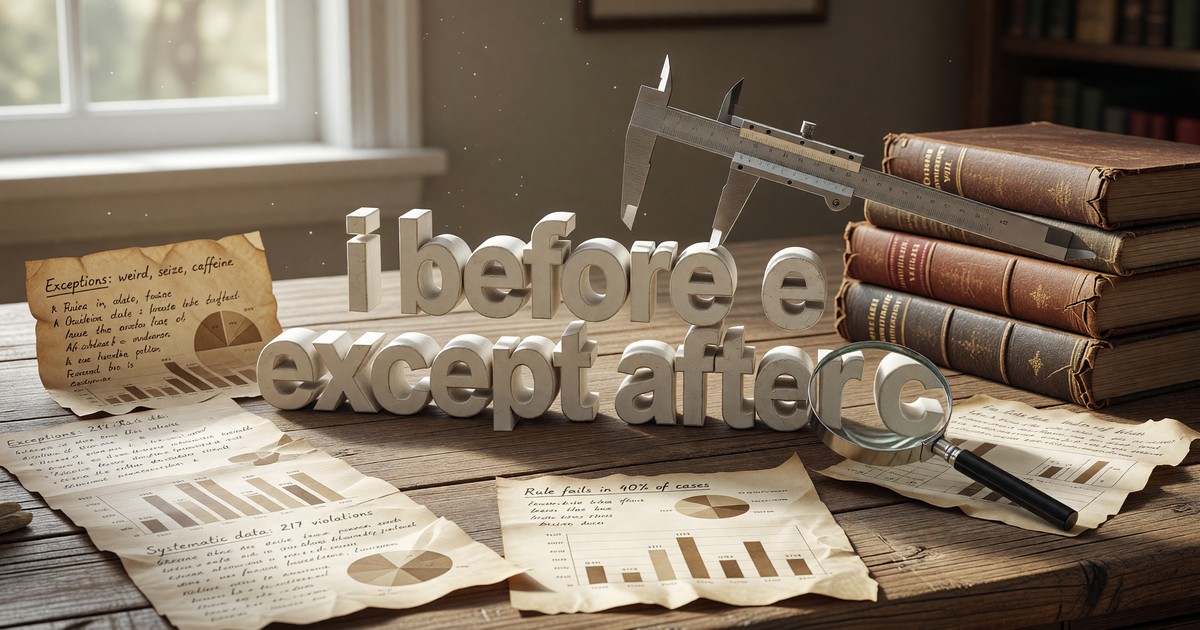 I Before E Except After C