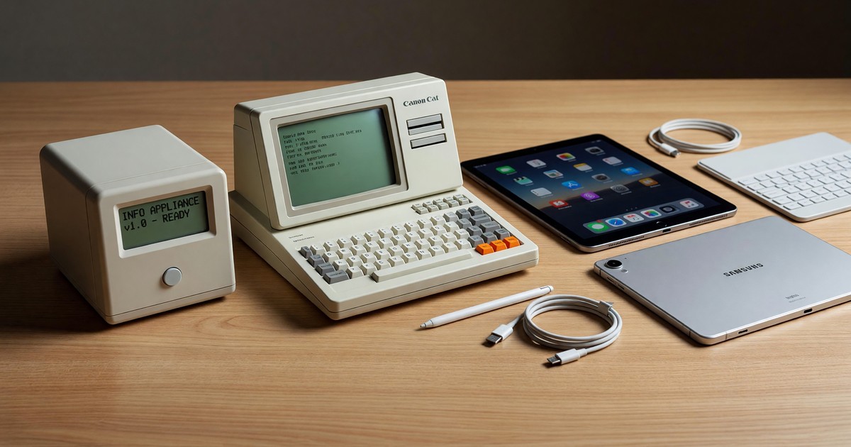 Information Appliances Before the Tablet: Raskin's 1990 Idea