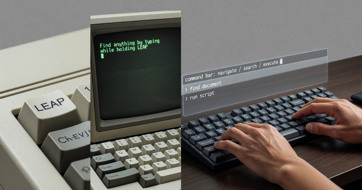 The LEAP Key and the Rise of the Command Bar