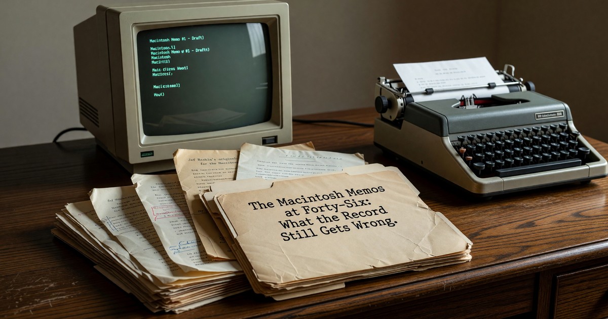 The Macintosh Memos at Forty-Six: What the Record Still Gets Wrong